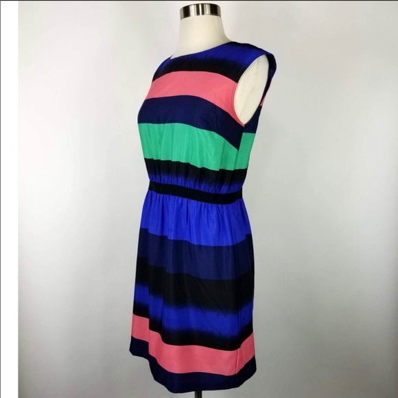 LOFT multicolor sleeveless dress - Picture 4 of 9